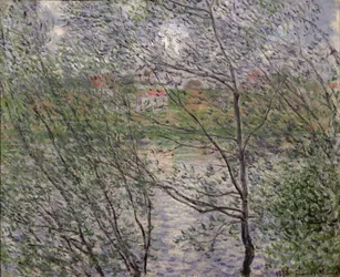 Las Orillas del Sena o, Primavera a través de los Árboles, 1878